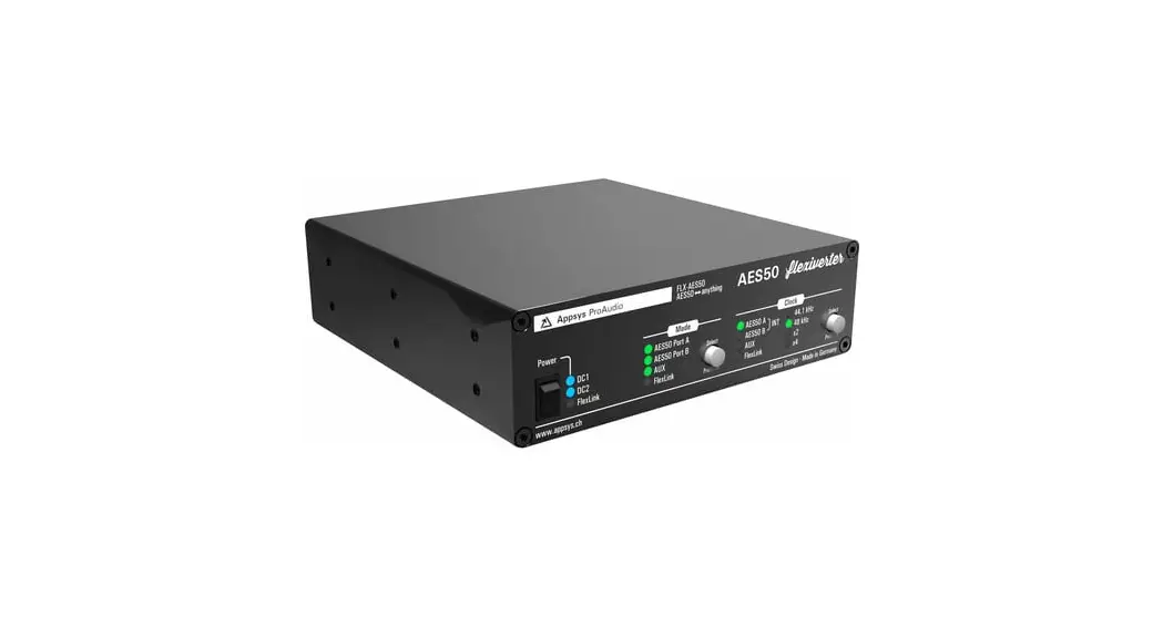 Appsys Flx-dante Dante Anything Digital Audio Converter User Manual