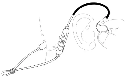 MEE audio BTX2 Universal Bluetooth - WEARING THE BTX3