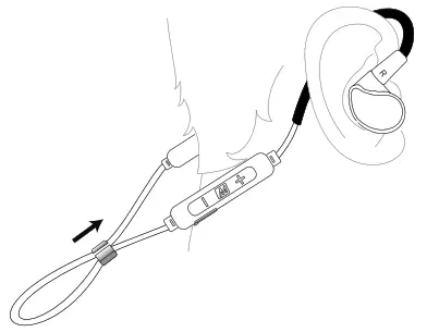 MEE audio BTX2 Universal Bluetooth - WEARING THE BTX5