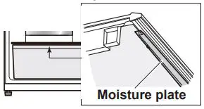 SHARP Refrigerator – Freezer Instruction Manual - Fruit and vegetable shelf