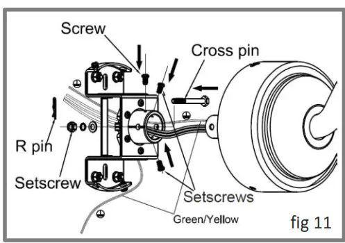acorn Ceiling Fan DC-360- FIG 11