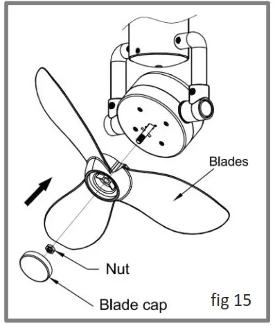 acorn Ceiling Fan DC-360- FIG 15