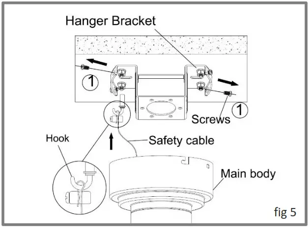 acorn Ceiling Fan DC-360- FIG5