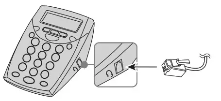 INSIGNIA NS-MCHMRJ9P2 Landline Phone Headset - Dial pad