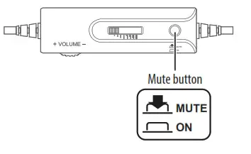 INSIGNIA NS-MCHMRJ9P2 Landline Phone Headset - press the Mute button