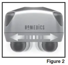 Homedics PA-200H Therapist Select Deluxe - Instructions for Use Fig 2