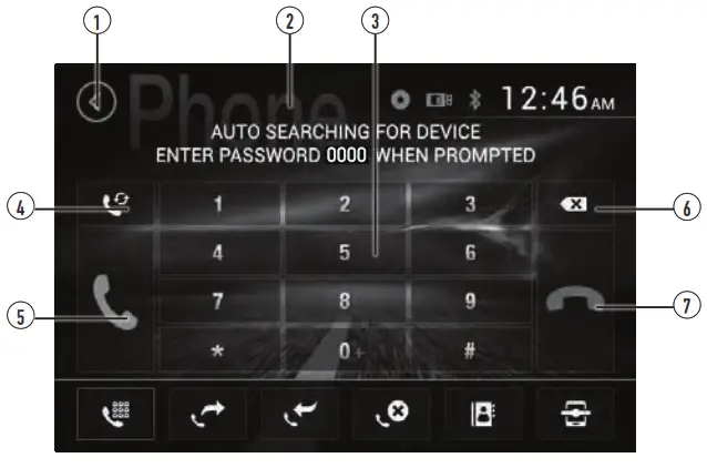 Dual DV635MB DVD Multimedia Receiver with Touch Screen Display - Bluetooth Operation