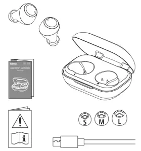 hama 00184080 Spirit Chop Bluetooth Earphone - figure 1.