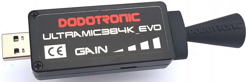 DODOTRONIC ULTRAMIC384KEVO High Performance Dual Sensor Ultrasonic USB Microphone