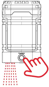 Roxicosly CL1000 Solar Hand Crank Camping---Chapter 3 FLASHLIGHT CONTROL