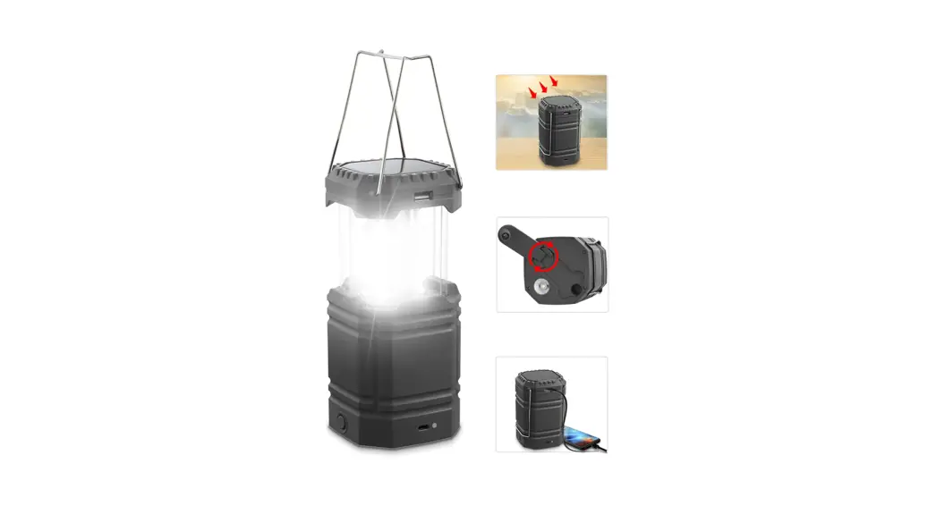 Roxicosly Cl1000 Solar Hand Crank Camping Lantern User Manual Roxicosly Cl1000 Solar Hand Crank Camping Lantern User Manual