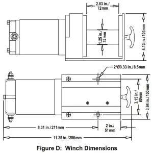 BADLAND ZXR2500 ATV-Utility Winch--SnatcWinch