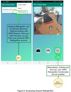 onsemi RSL10 Smart Shot Color CameraV - Accessing Amazon Rekognition