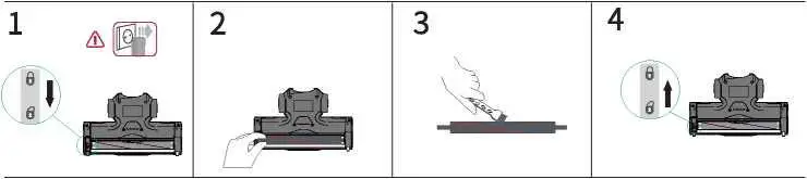 ELInZ VCHSG10 Cordless Hand Stick Foldable Vacuum- washable