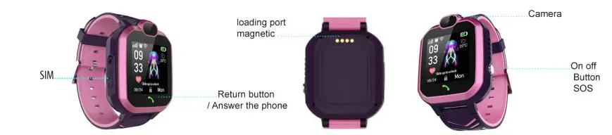 LISKA SV-KID Waterproof Kids Smart Watch fig1