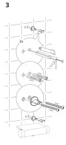 IKEA 503.426.28 Brogrund Riser Rail with Hand Shower Outlet - FIG 5