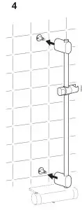 IKEA 503.426.28 Brogrund Riser Rail with Hand Shower Outlet - FIG 7
