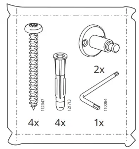 IKEA BROGRUND Riser Rail with Hand Shower Outlet - fig 3