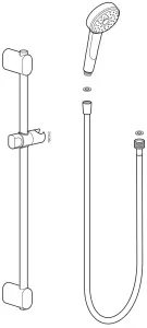 IKEA BROGRUND Riser Rail with Hand Shower Outlet - fig 4