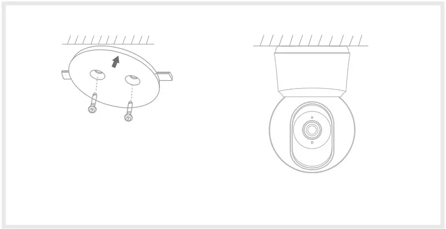 Hangzhou Meari Technology Speed 12S Mini CCTV Wireless Camera - Installation 1