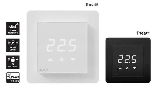 heatit Z-TRM3 Electronic Thermostat for Floor Heating