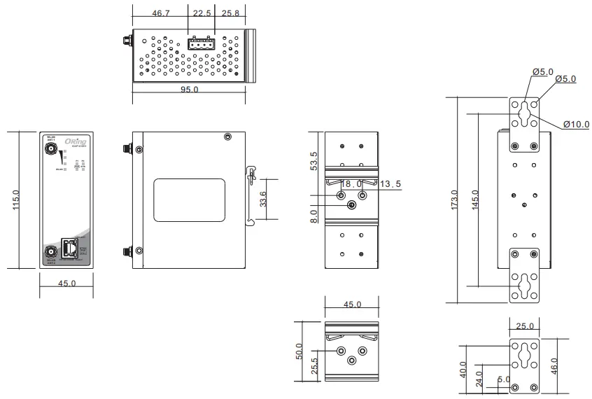 ORing IGAP 610H Industrial Wireless LAN Access Point-