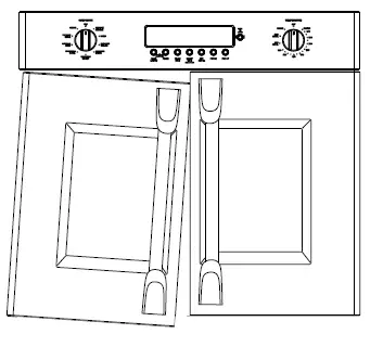 GE APPLIANCES 30 Inch French Door Built-in Double Wall Ovens FIG 17