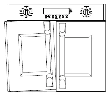 GE APPLIANCES 30 Inch French Door Built-in Double Wall Ovens FIG 18