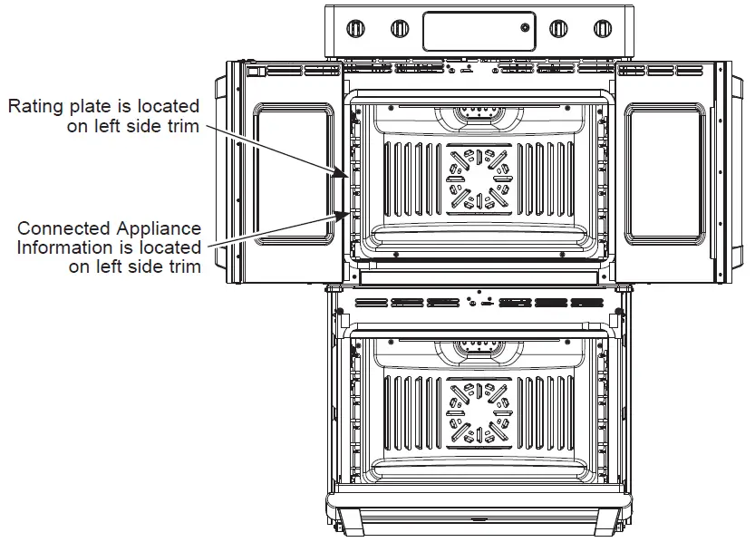 GE APPLIANCES 30 Inch French Door Built-in Double Wall Ovens FIG 7