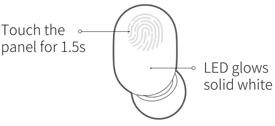 HAYLOU GT1 Pro TWS BT Earphones-led glows