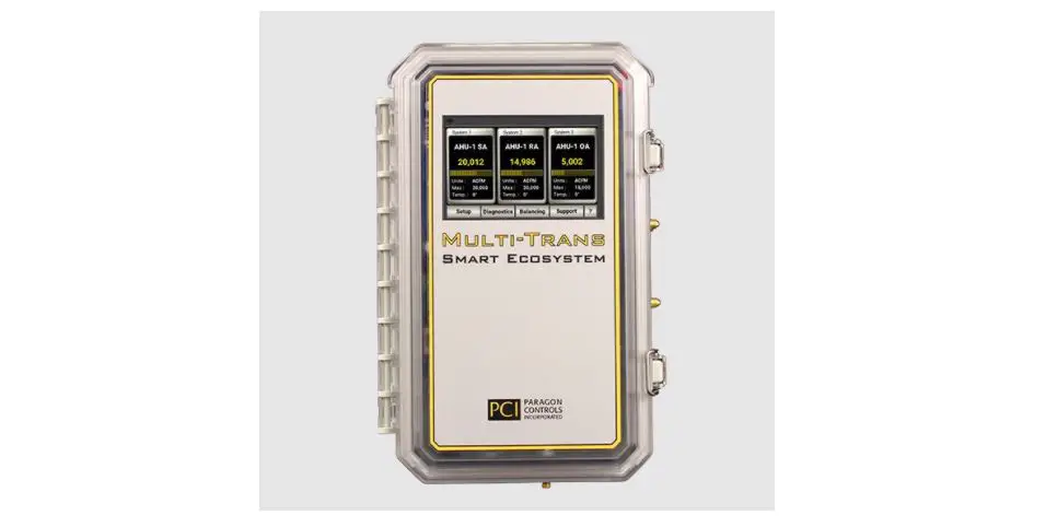 Paragon Controls Spm-2000-iom Guardian Plus Space Pressure Monitor And Controller Instruction Manual