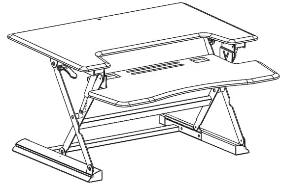 TAOTRONICS TT SD002 Height Adjustable Standing Desk 36 Inch Pro