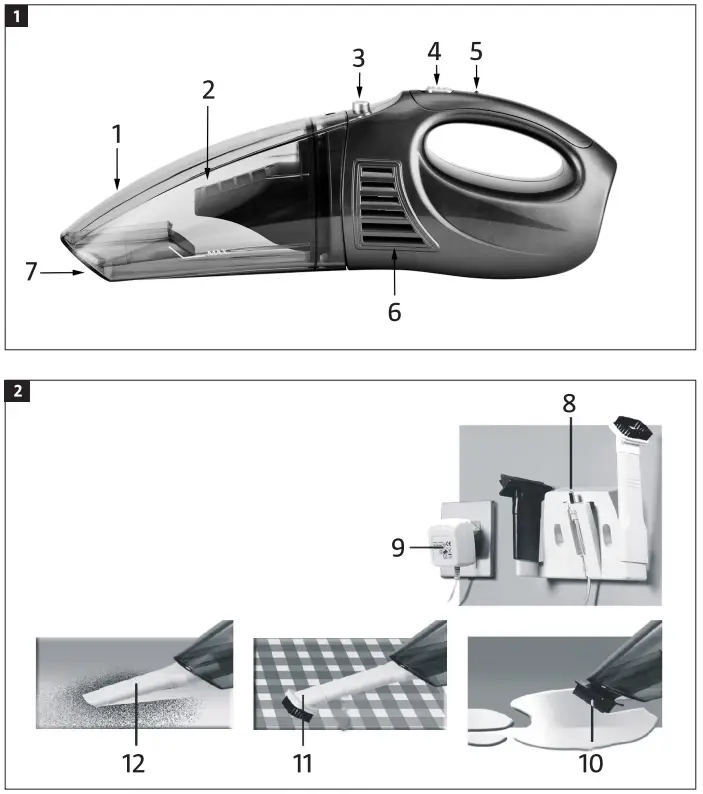 Menuett 002509 Handheld Vacuum Cleaner - fig