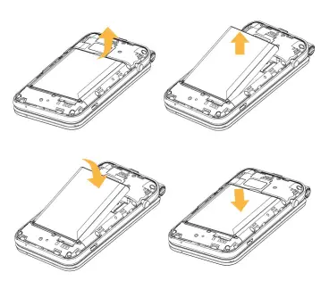 cingular flip iv User Manual 14 Removing or installing the battery
