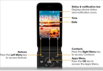 cingular flip iv User Manual 19 Home screen
