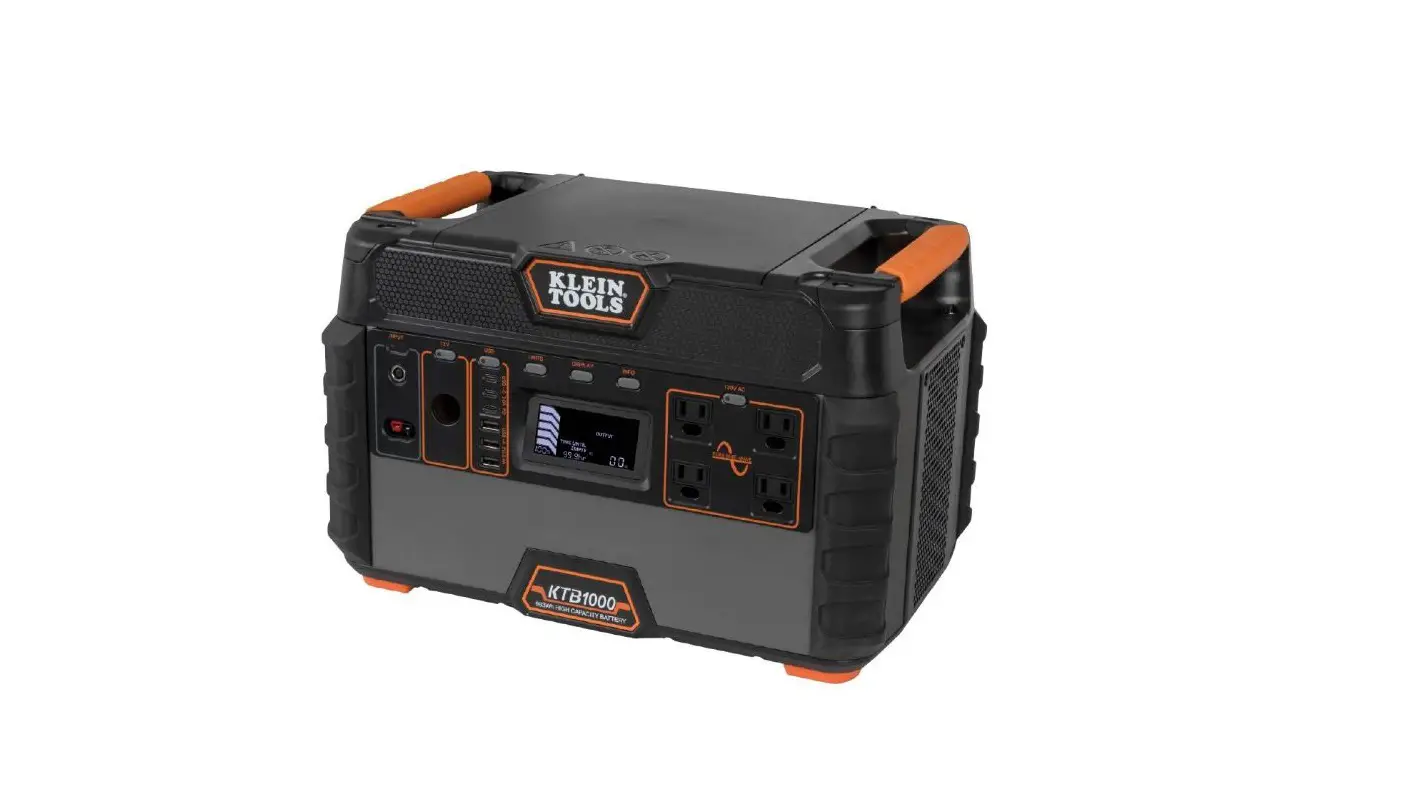 Klein Tools Ktb1000 Portable Power Station Instruction Manual