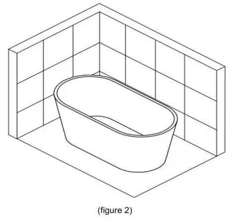 CLOVIS YG00WH67 67 Inch Acrylic Flatbottom Freestanding Soaking Bathtub - INSTALLATION STEPS 2