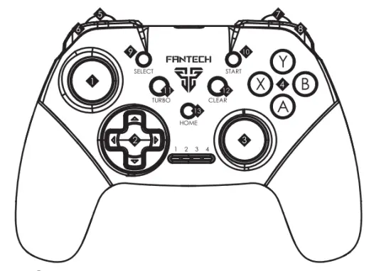 FANTECH GP13 Shooter II Gaming Controller - fig