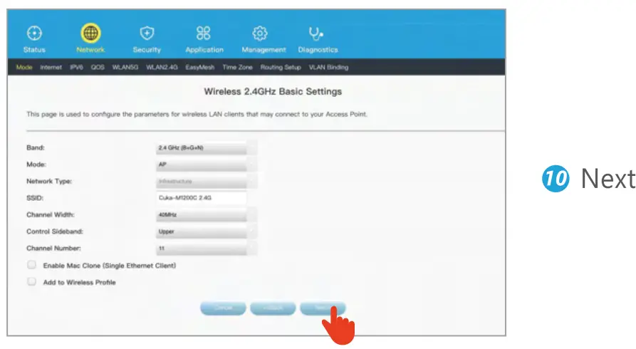 Gshine CUKA-M1200C AC1200 Dual Band Whole Home Mesh WiFi System-fig16