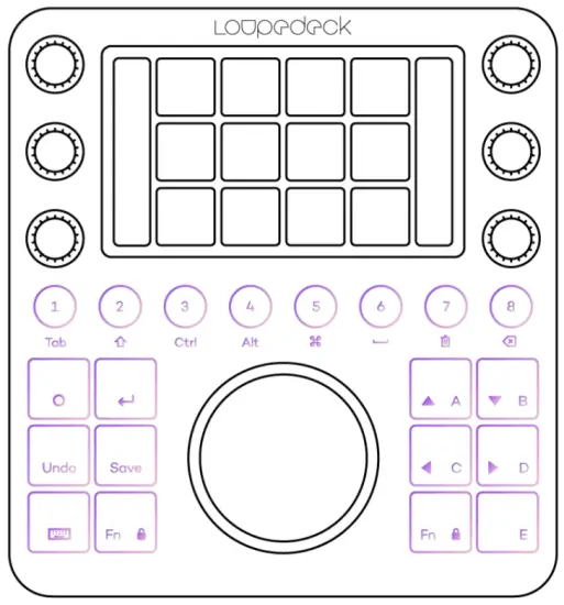 Loupedeck LOLDCT Creative Tool - GENERAL ELEMENTS