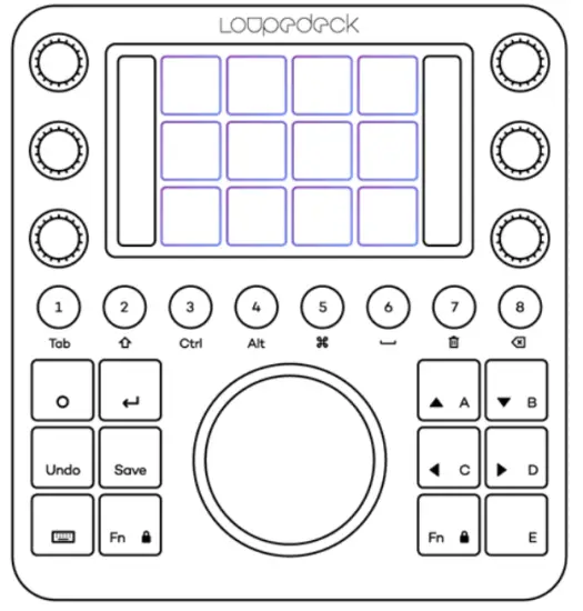 Loupedeck LOLDCT Creative Tool - TOUCH PAGE 1
