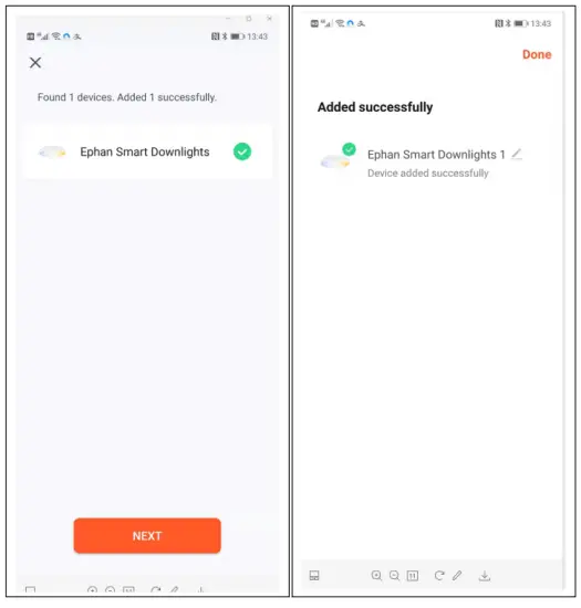 EPHAN DL6R Smart Down Lights - fig 5