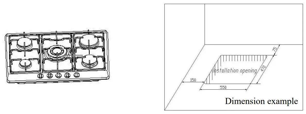 BLAUPUNKT 5GH65BB390 60cm Gas Hob-fig10