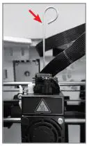 XYZPRINTING Vinci 1.0 Pro 3D Printe - Clean the nozzle 2