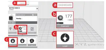 XYZPRINTING Vinci 1.0 Pro 3D Printe - Load Filament 2
