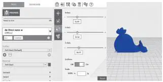 XYZPRINTING Vinci 1.0 Pro 3D Printe - Printing 2