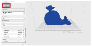 XYZPRINTING Vinci 1.0 Pro 3D Printe - Printing 3