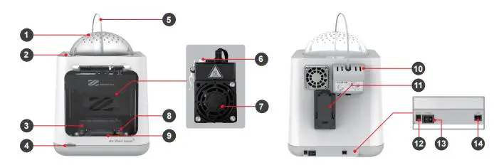 XYZPRINTING Vinci 1.0 Pro 3D Printe - Product Overview