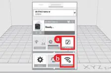 XYZPRINTING Vinci 1.0 Pro 3D Printe - Setting up WiFi 3