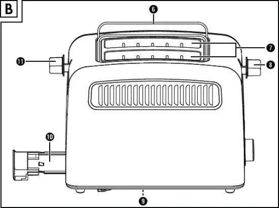 toaster parts
